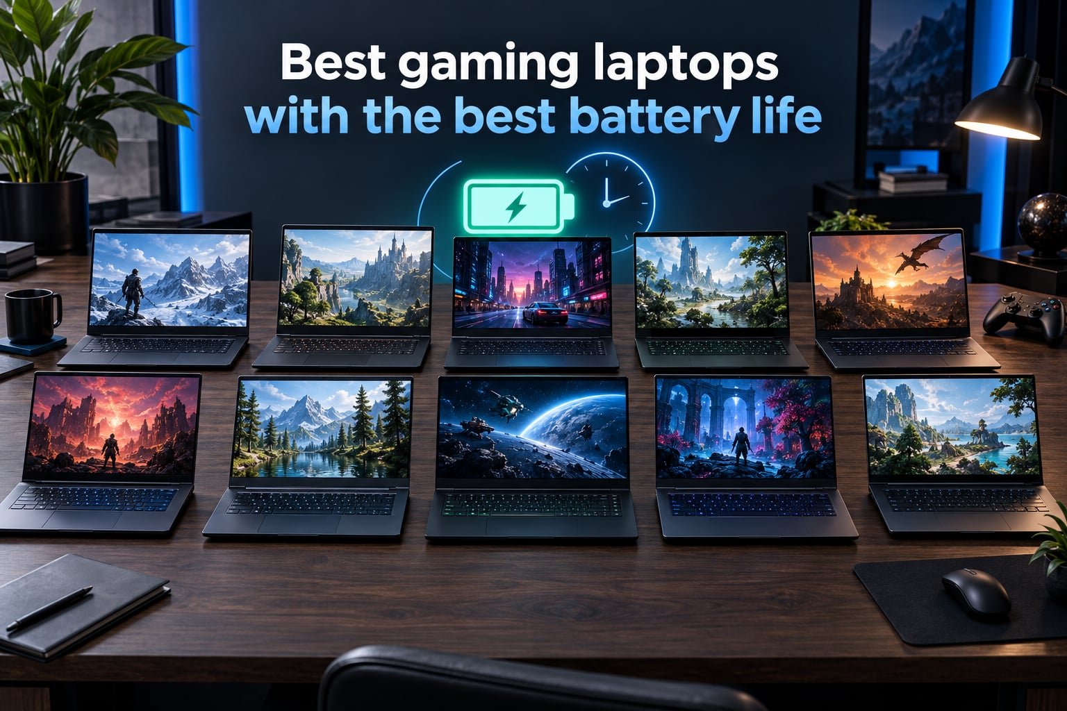 Best gaming laptops with the best battery life