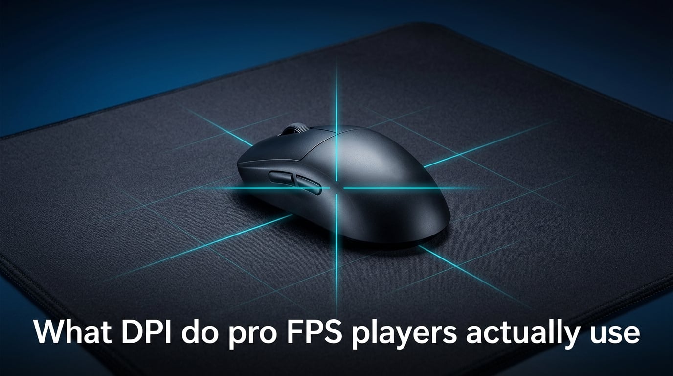 What DPI do pro FPS players actually use