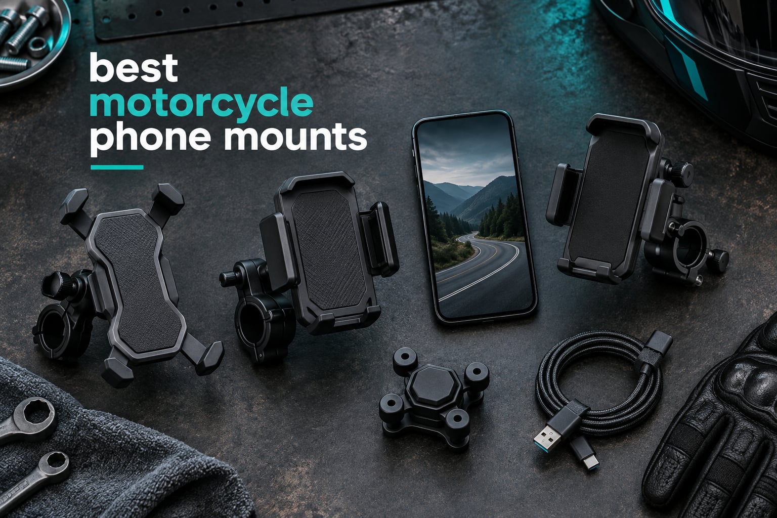 best motorcycle phone mounts