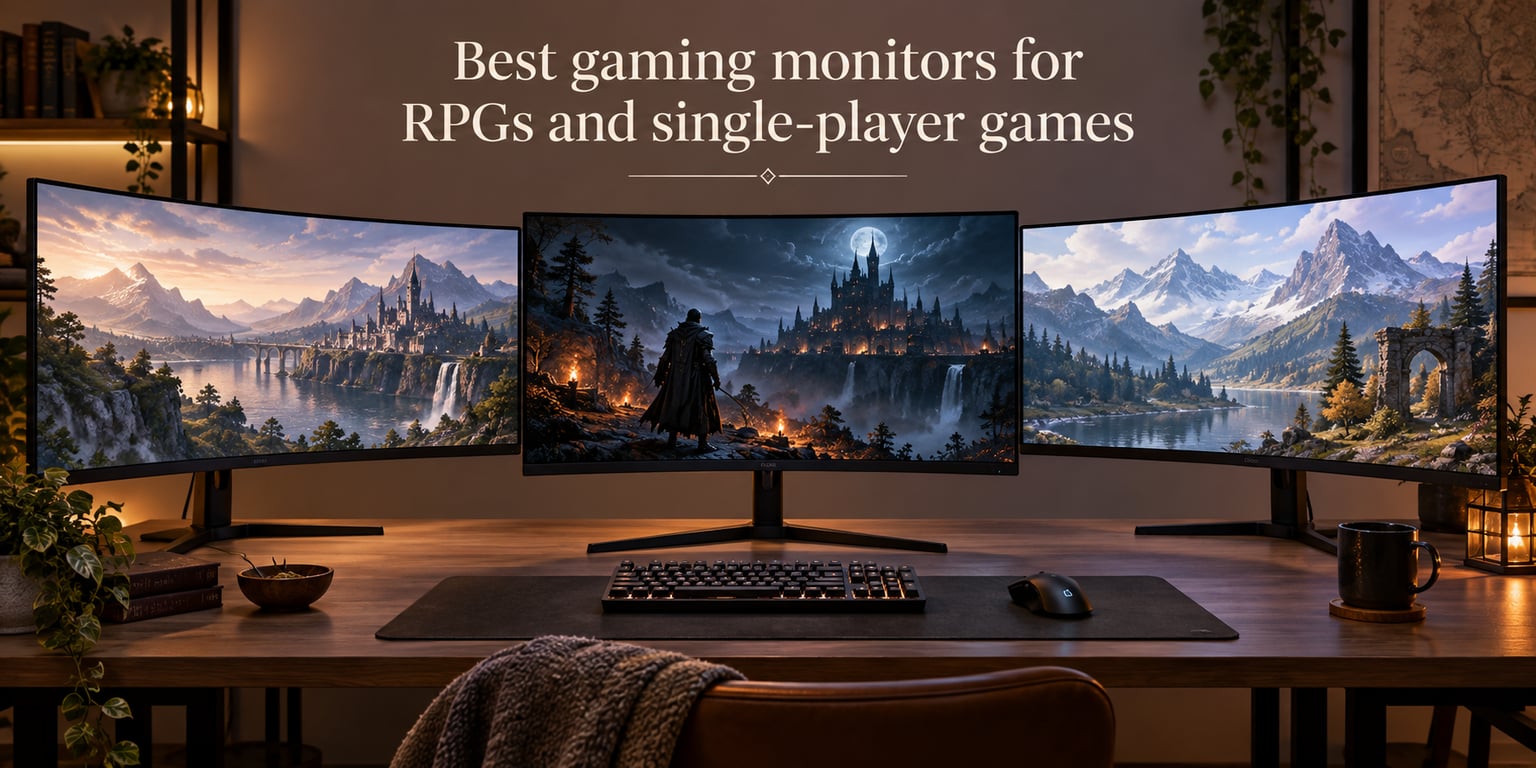 Best gaming monitors for RPGs and single-player games