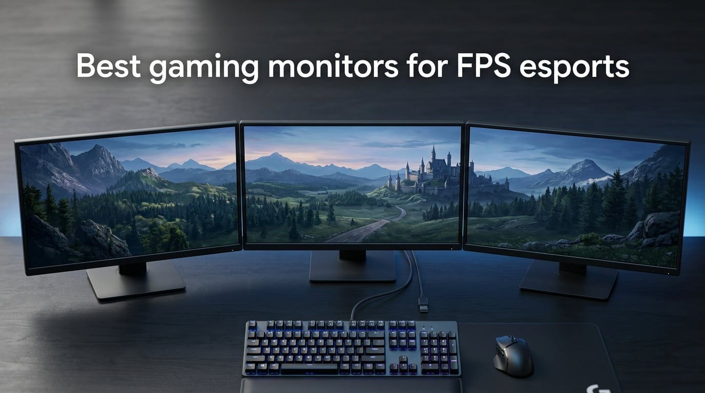 Best gaming monitors for FPS esports