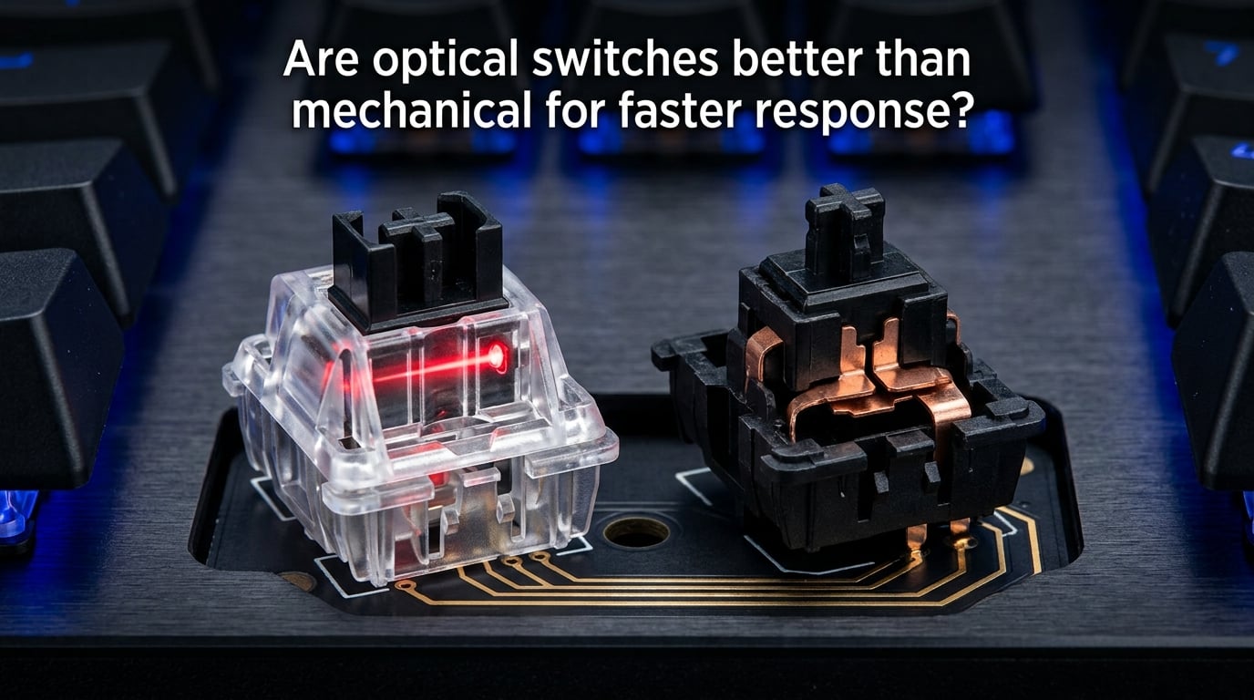 Are optical switches better than mechanical for faster response?