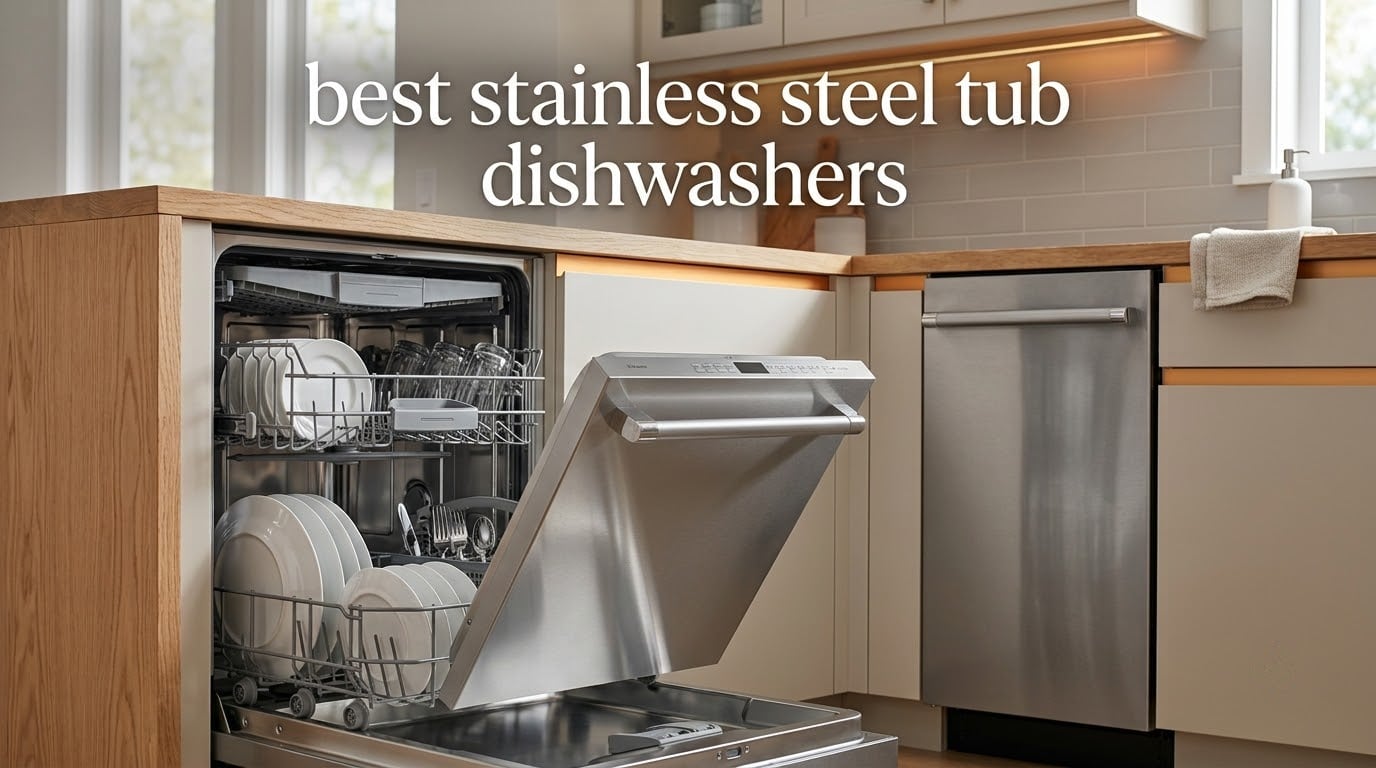 best stainless steel tub dishwashers
