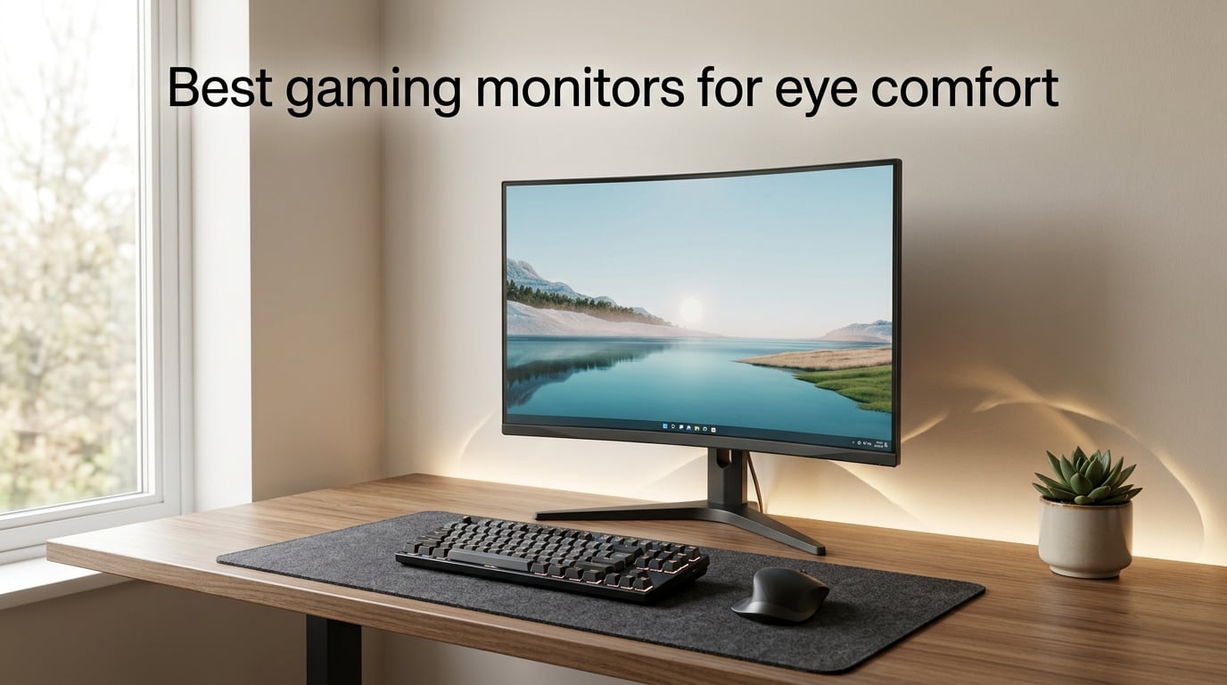 Best gaming monitors for eye comfort