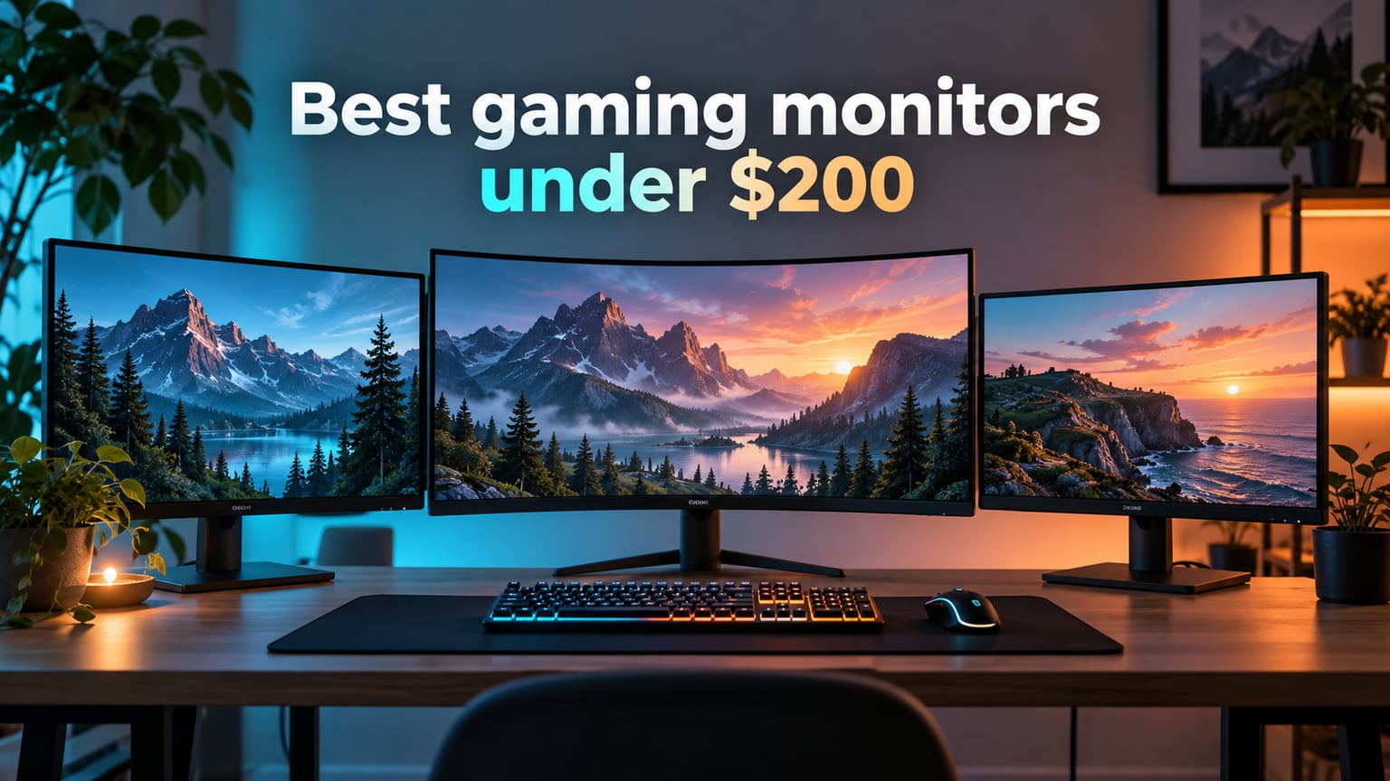 Best gaming monitors under $200