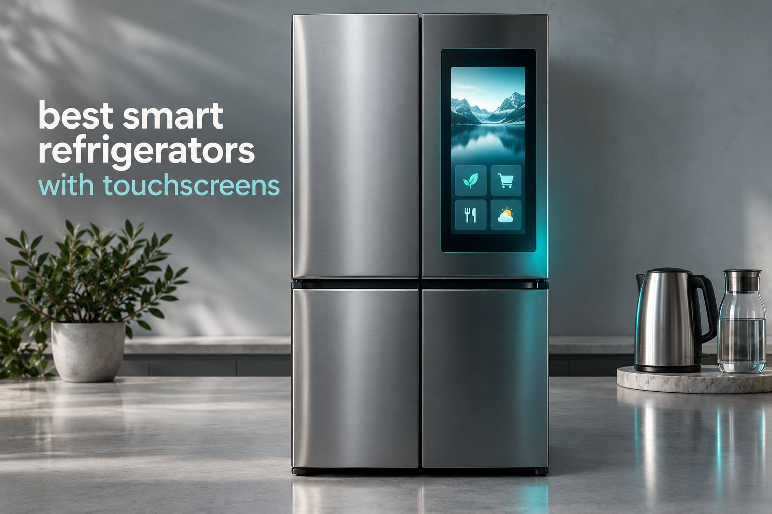 best smart refrigerators with touchscreens