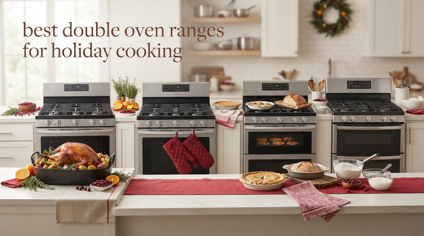 best double oven ranges for holiday cooking