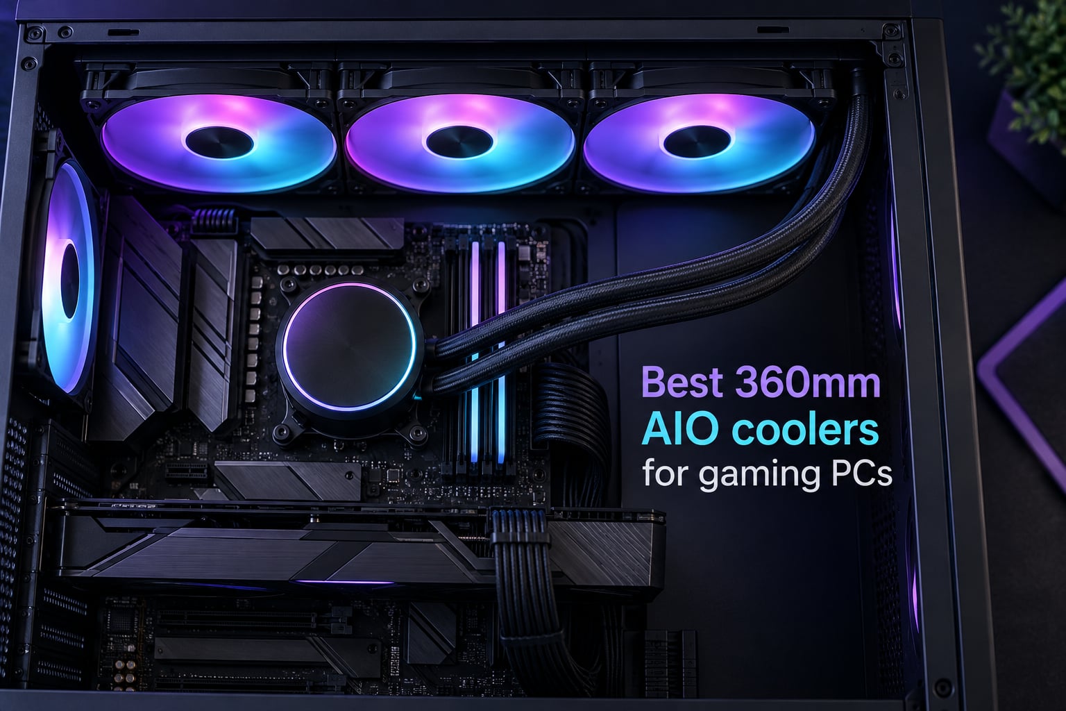 Best 360mm AIO coolers for gaming PCs