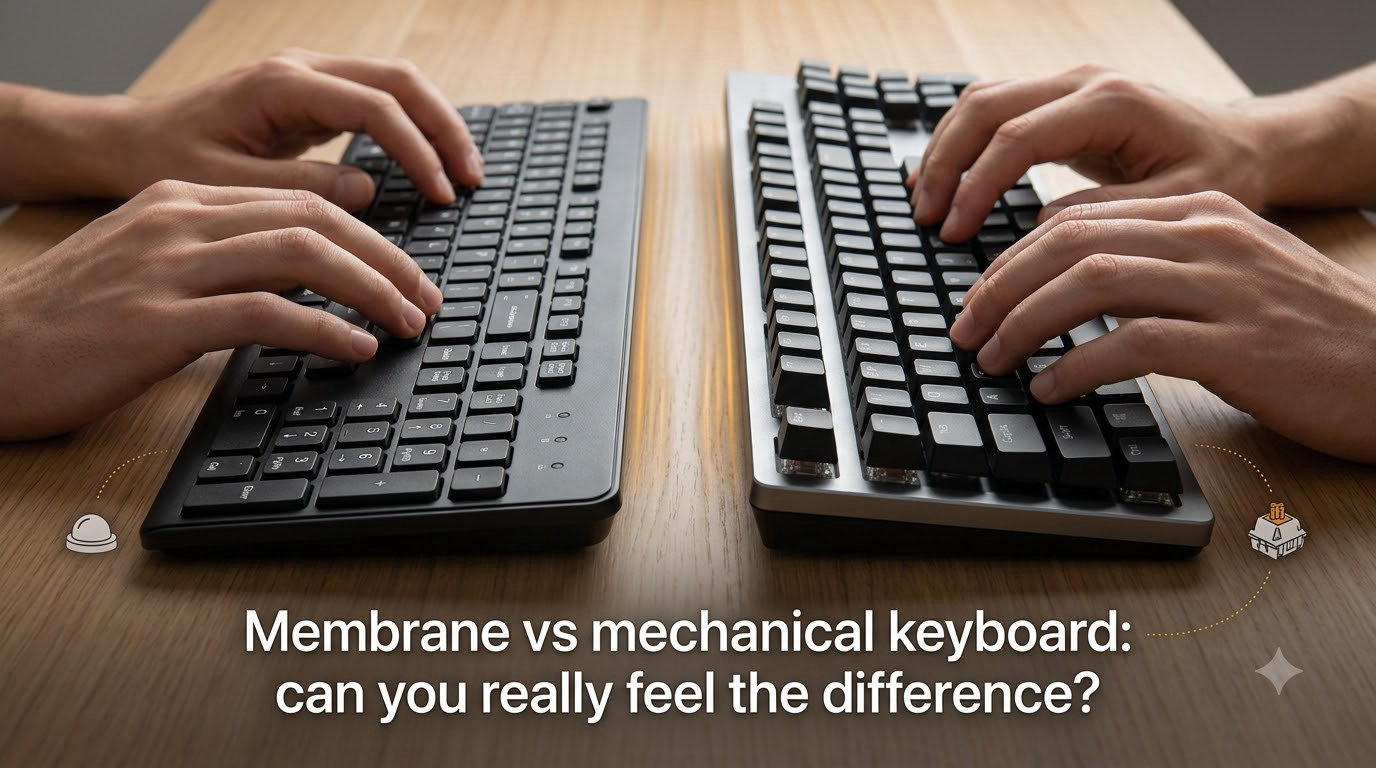 Membrane vs mechanical keyboard: can you really feel the difference?
