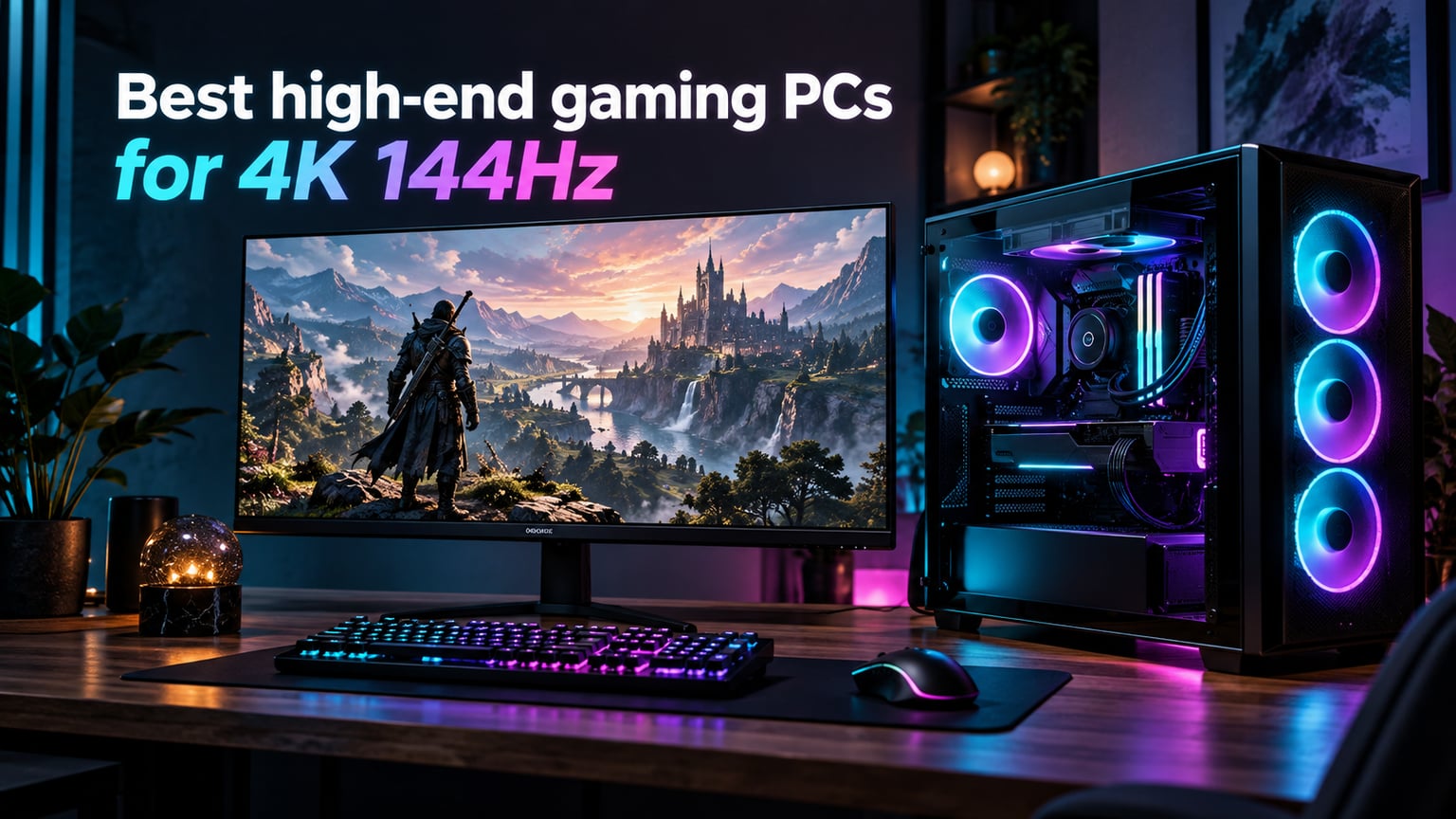 Best high-end gaming PCs for 4K 144Hz