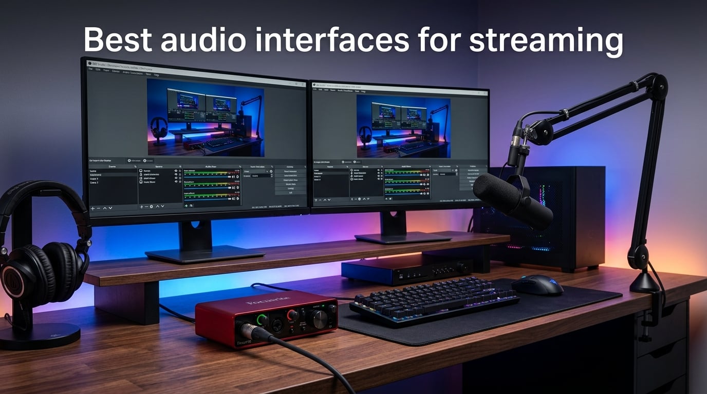 Best audio interfaces for streaming