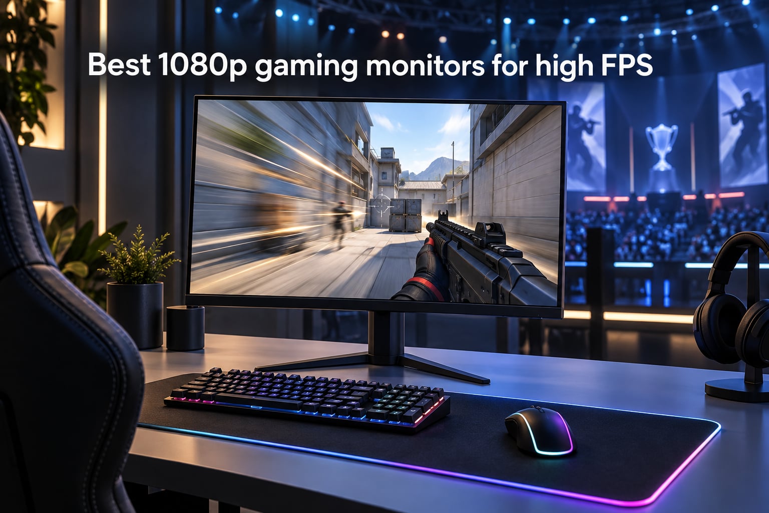 Best 1080p gaming monitors for high FPS
