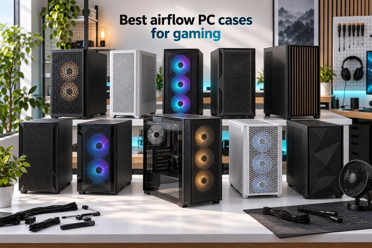 Best airflow PC cases for gaming