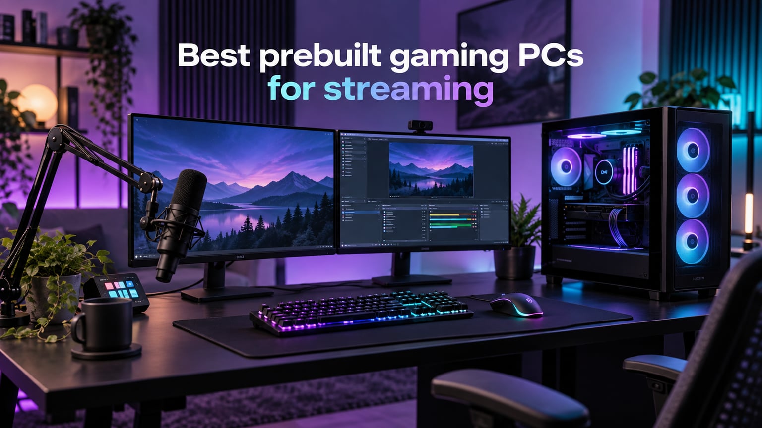 Best prebuilt gaming PCs for streaming