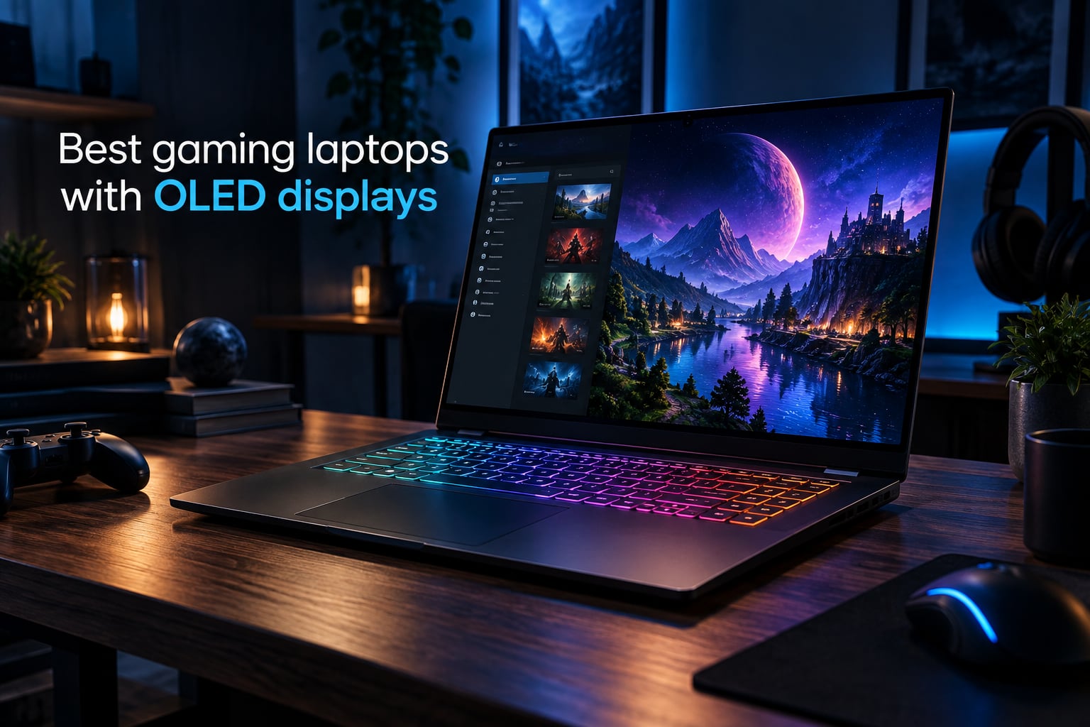 Best gaming laptops with OLED displays