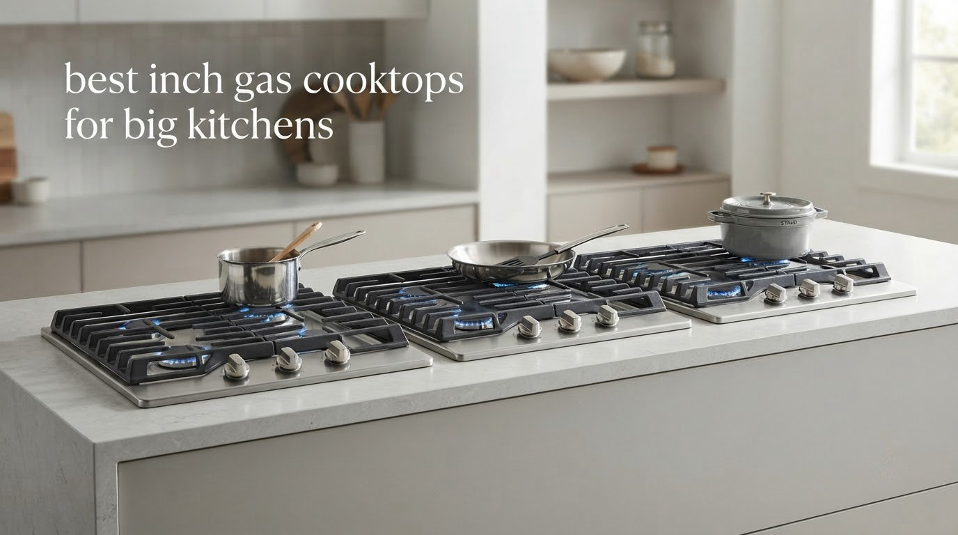 best 36 inch gas cooktops for big kitchens
