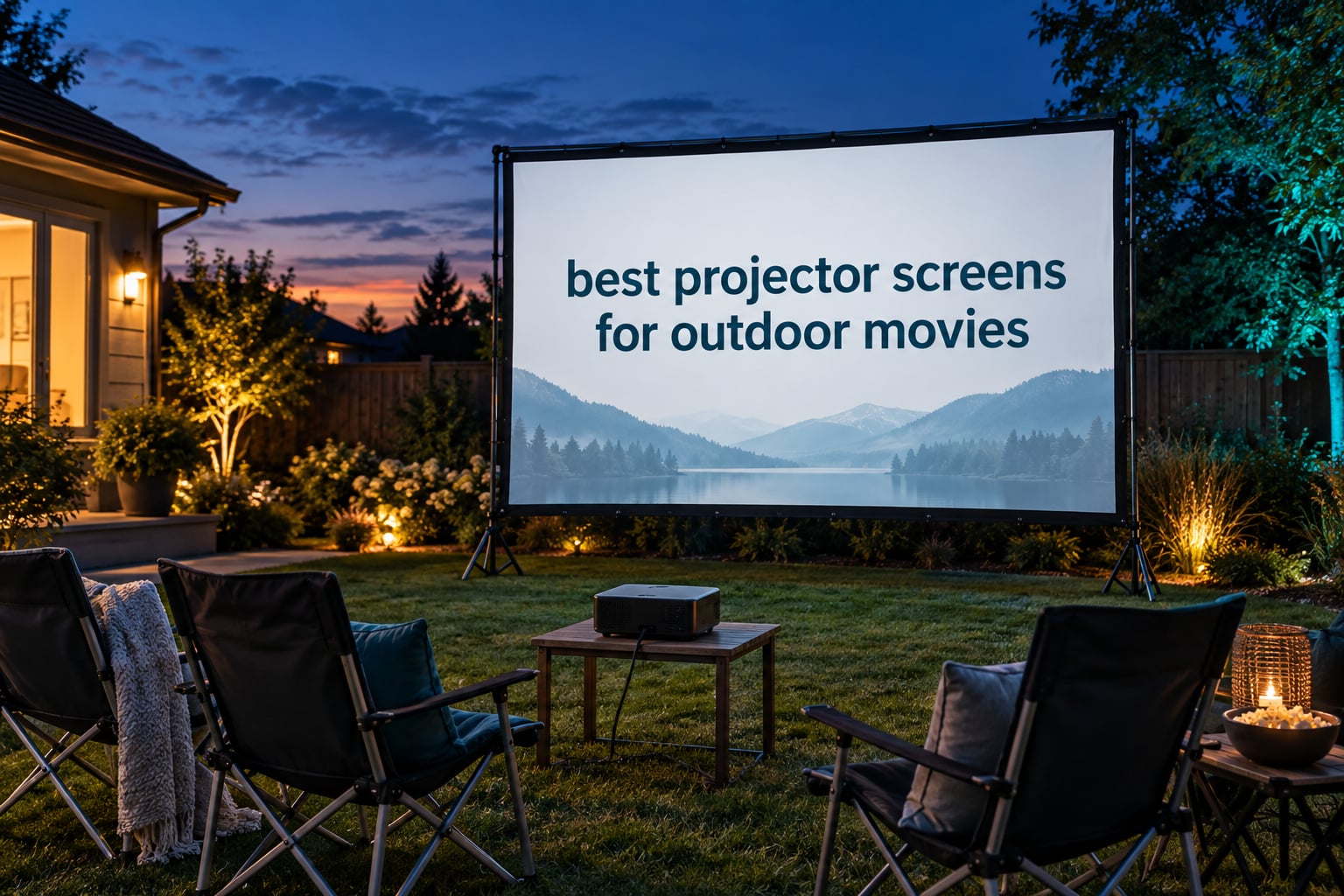 best projector screens for outdoor movies