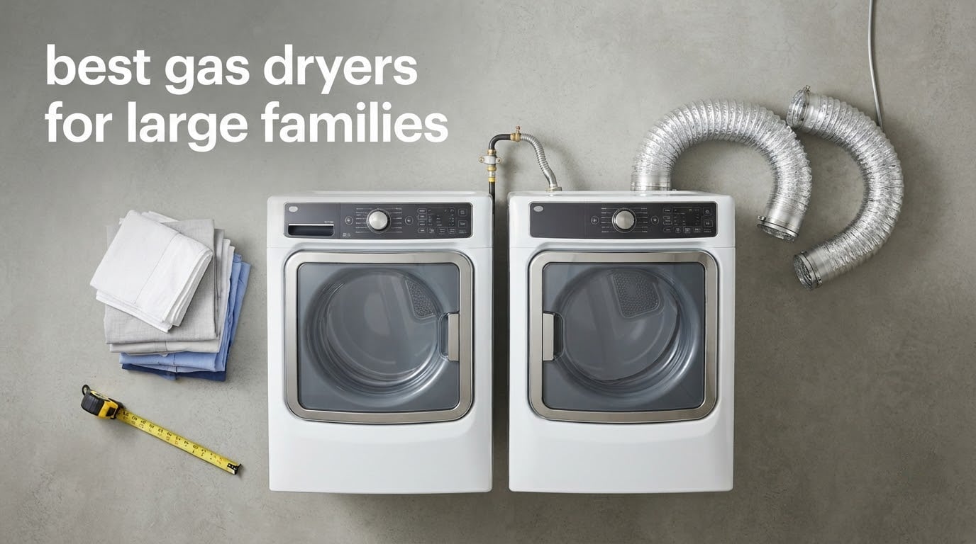 best gas dryers for large families