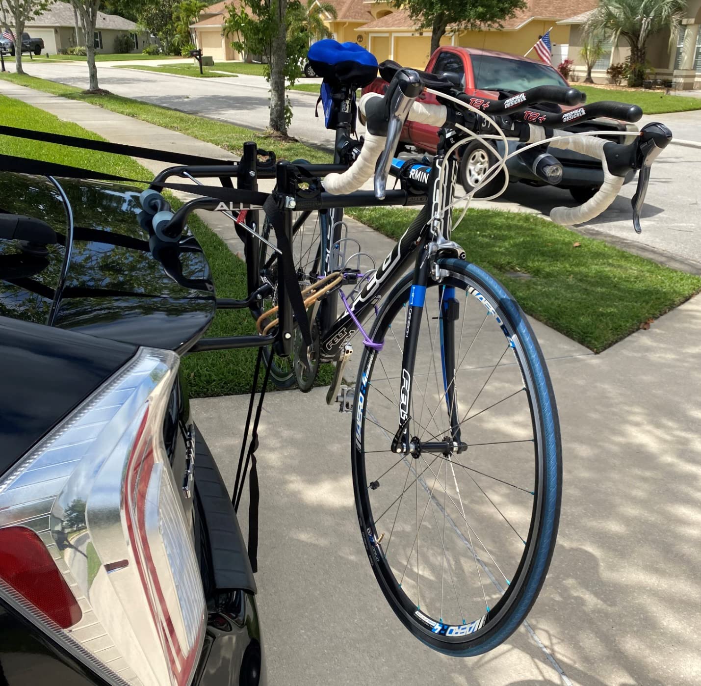 Allen Deluxe 3-Bike Trunk Mount Rack, Blk/ Silver customer photo 1