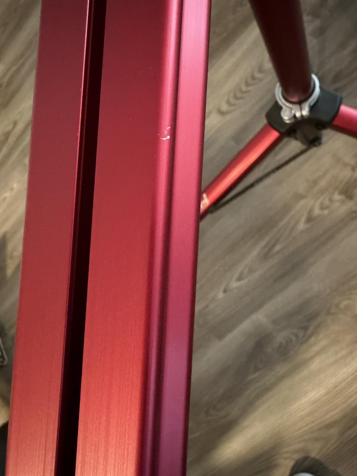 Feedback Sports Sprint Bike Repair Stand, Compact Bike Workstand, Red customer photo 2
