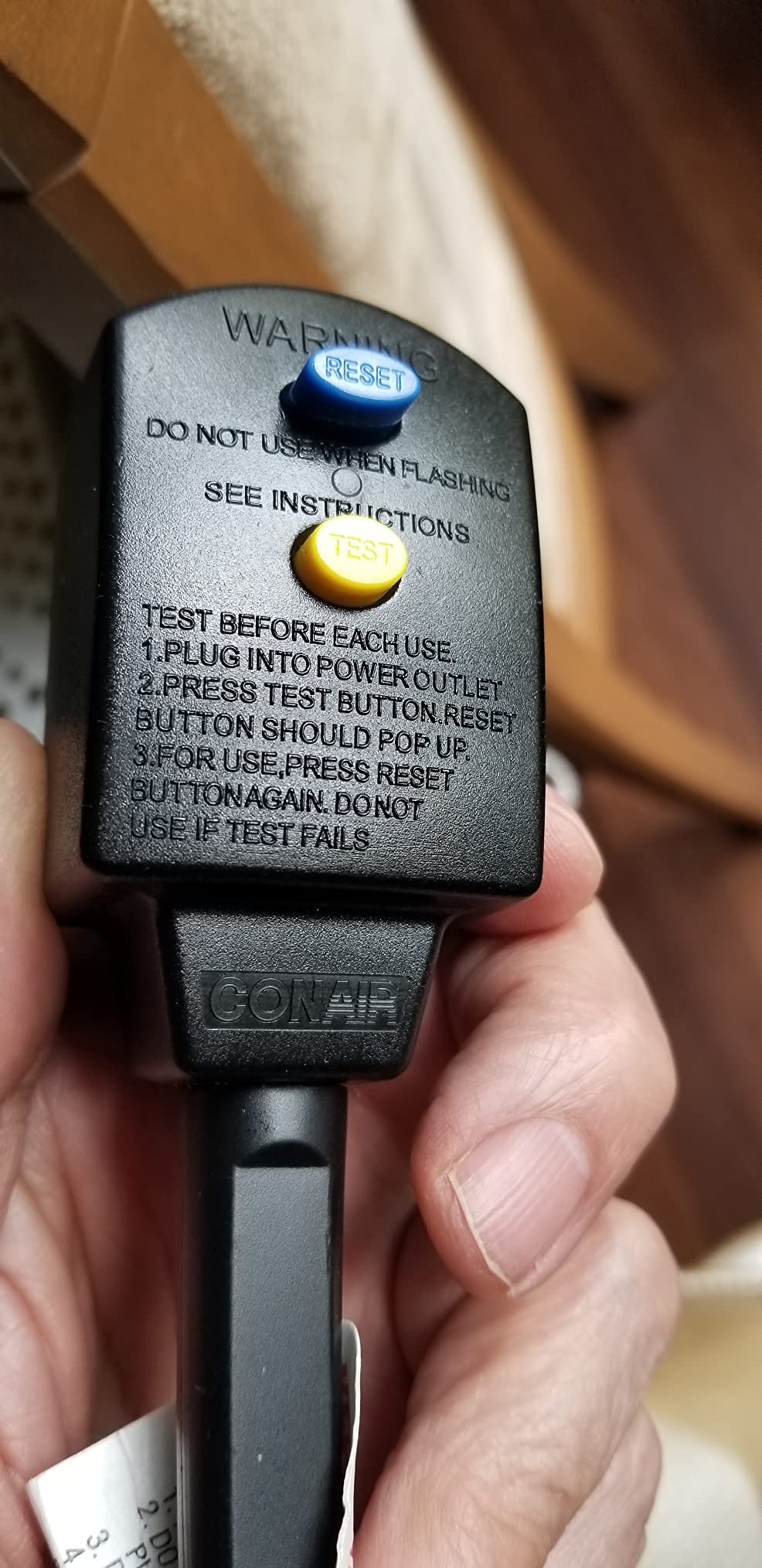 Conair Travel Hair Dryer, Dual Voltage, Folding Handle, 1875W, Blue customer photo 2