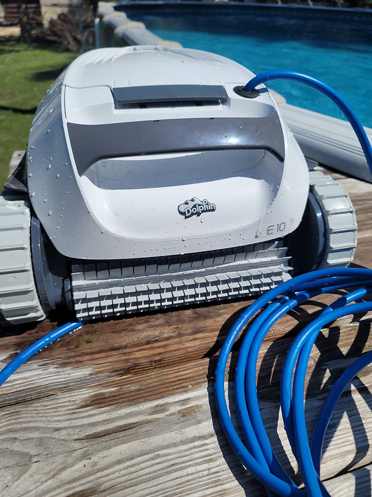 Dolphin (2026 Model) Nautilus AG Automatic Robotic Pool Vacuum Cleaner, Active Scrubber Brush, Top Load Filters Access, Ideal for Above-Ground Pools up to 33 FT in Length customer photo 2