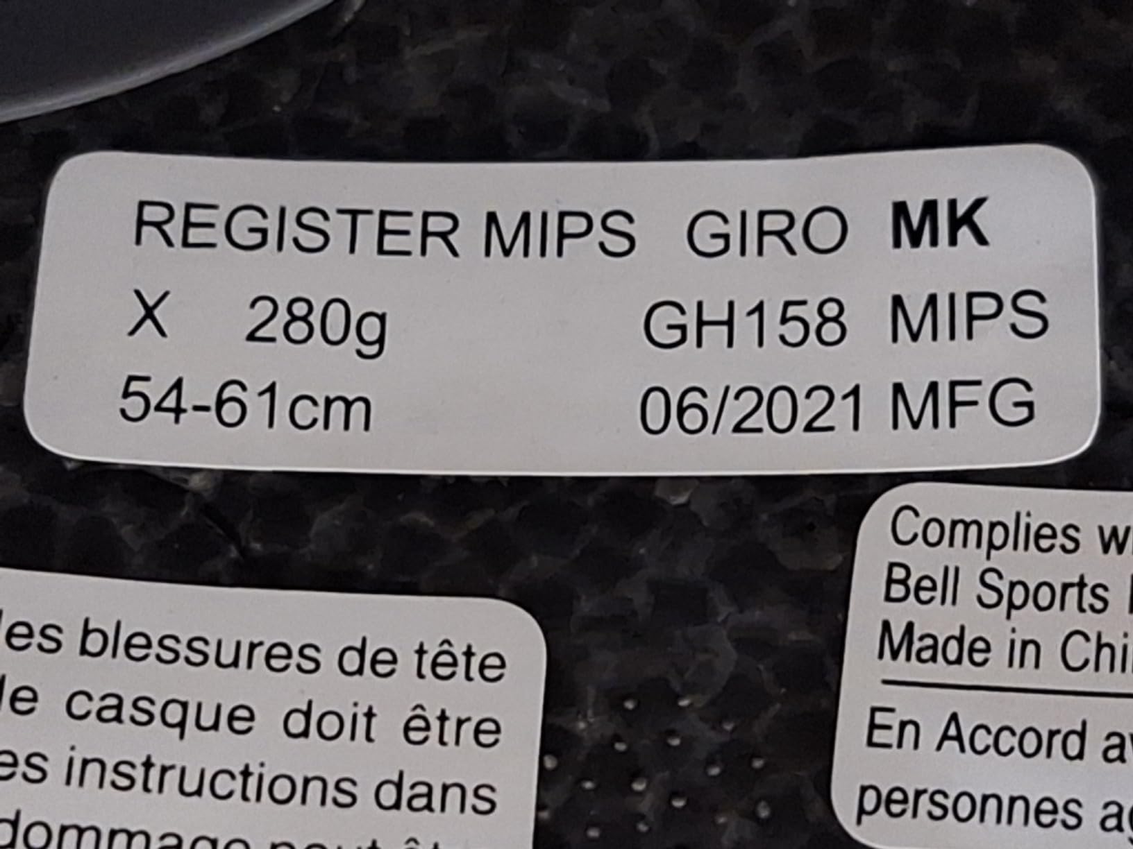Giro Register MIPS Adult Recreational Helmet - Matte Titanium - Size UA (54–61 cm) customer photo 1