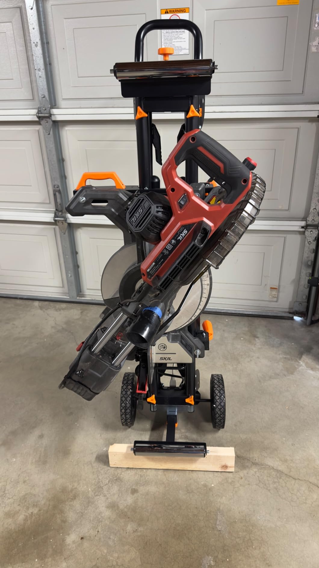 WEN Miter Saw Stand, Collapsible and Rolling with 3 Onboard Outlets (MSA330) customer photo 2