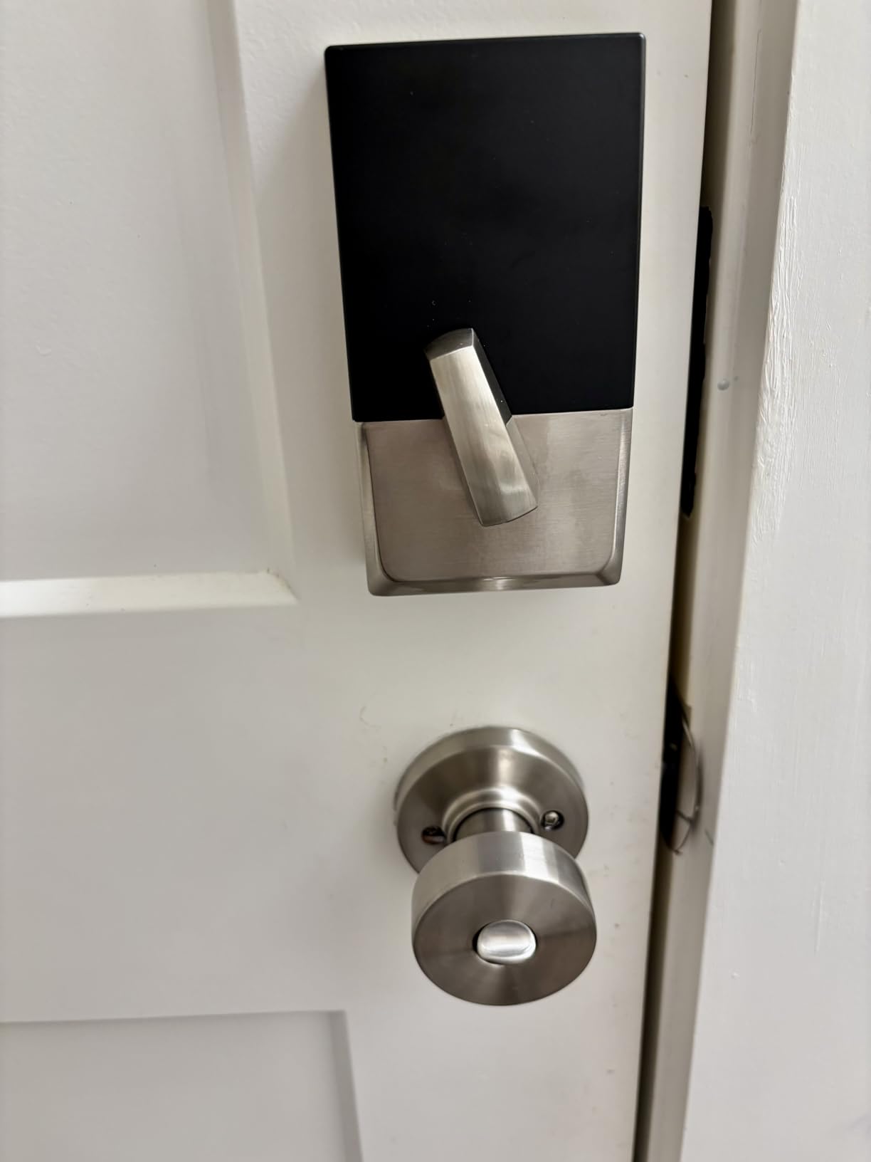 Schlage Encode Smart WiFi Deadbolt Lock with Century Trim, Matte Black customer photo 2