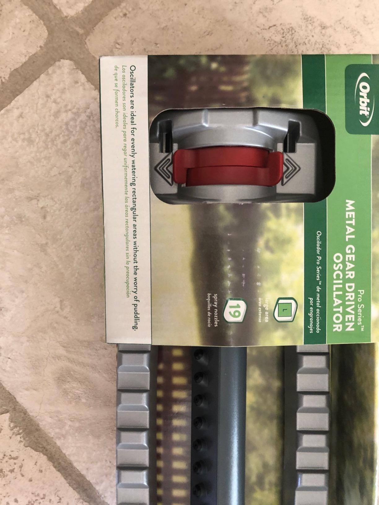 Orbit 56281 Oscillating Water Sprinkler for Lawn and Garden with Metal Base and Custom Pattern Dial (Waters up to 4,000 Square Feet) customer photo 1