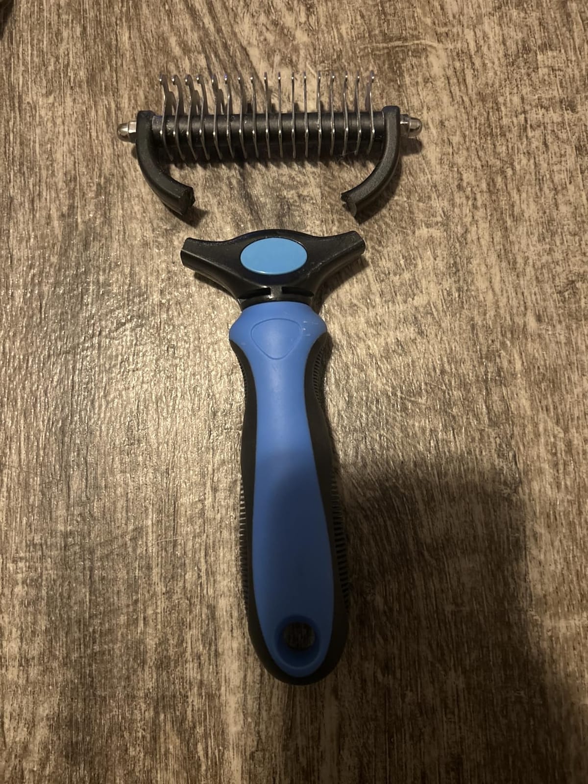 Dematting Comb for Cats and Dogs - Deshedding Undercoat Rake - Mat Remover customer photo 2