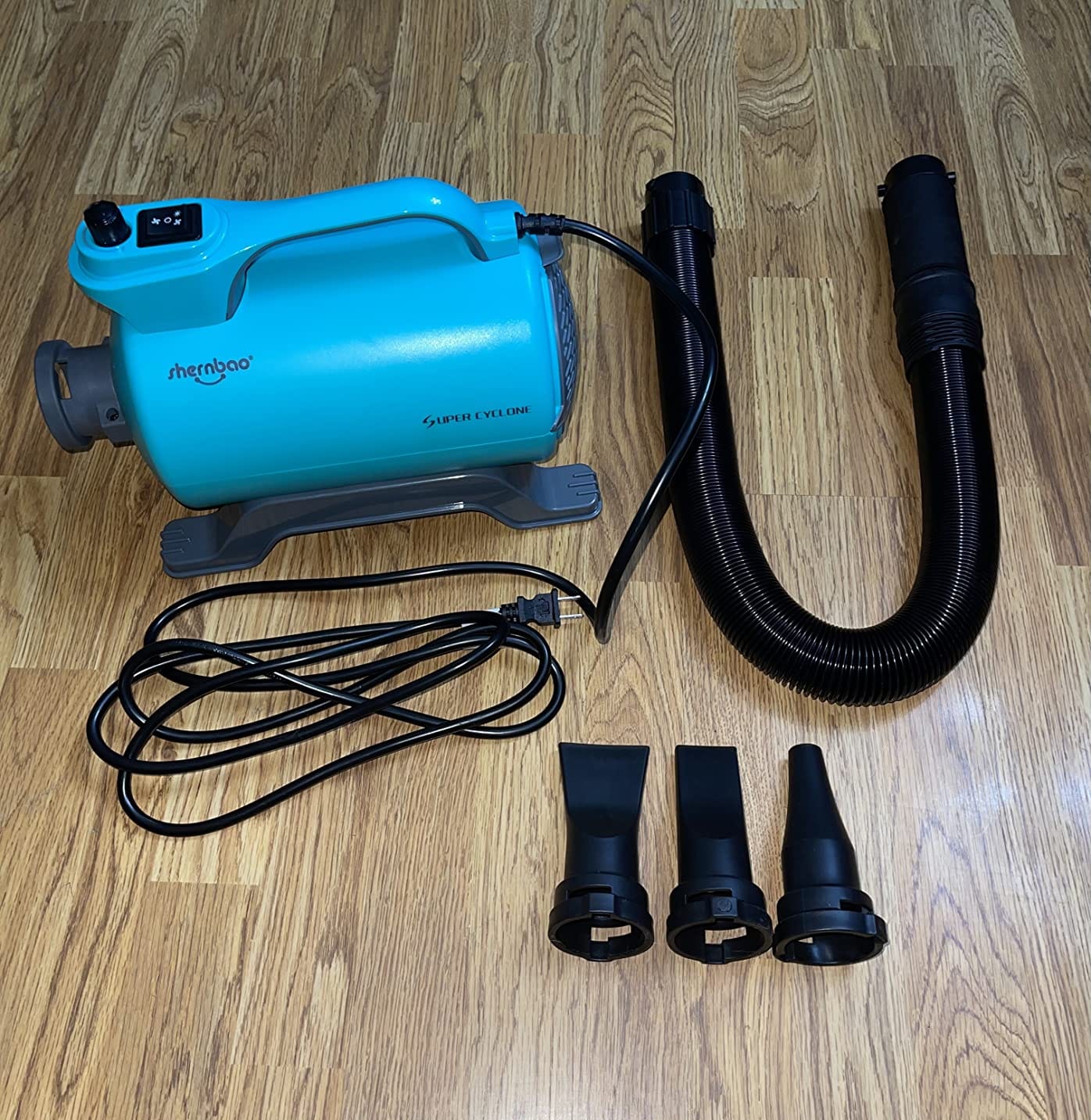 Dog Dryer High Velocity Pet Dog Grooming Force Hair Dryer/Blower 5.0HP customer photo 1