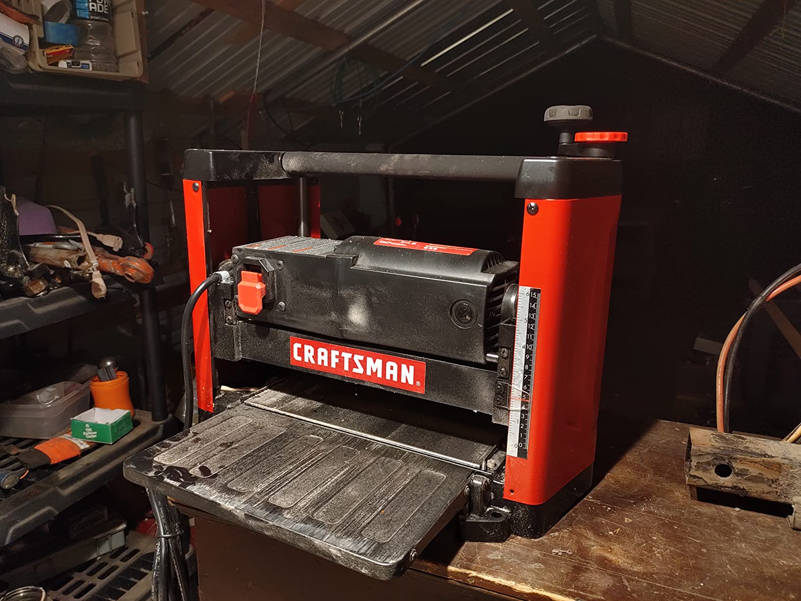 CRAFTSMAN 12.25 In. Benchtop Thickness Planer, 15 Amp, Two Knife (CMEW320) customer photo 1