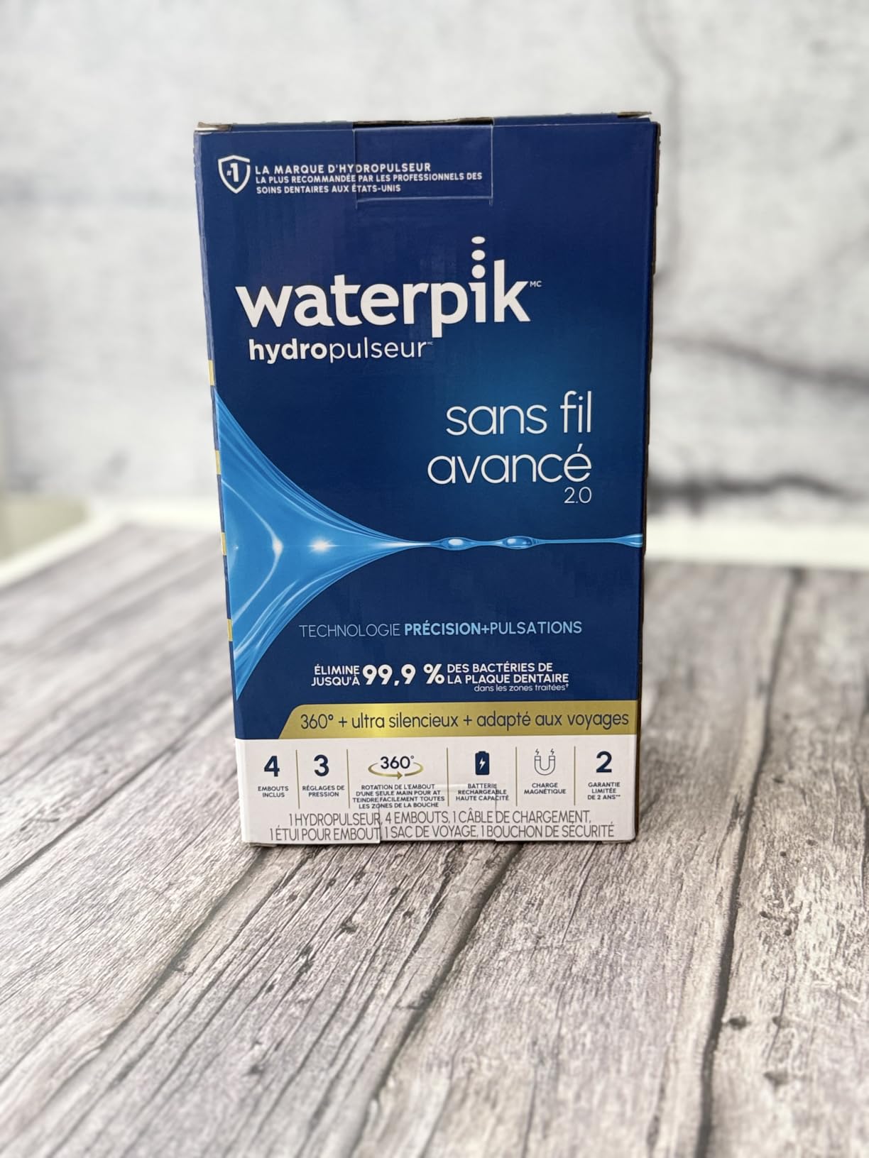 Waterpik Cordless Advanced Portable Water Flosser, Rechargeable, Gray customer photo 1