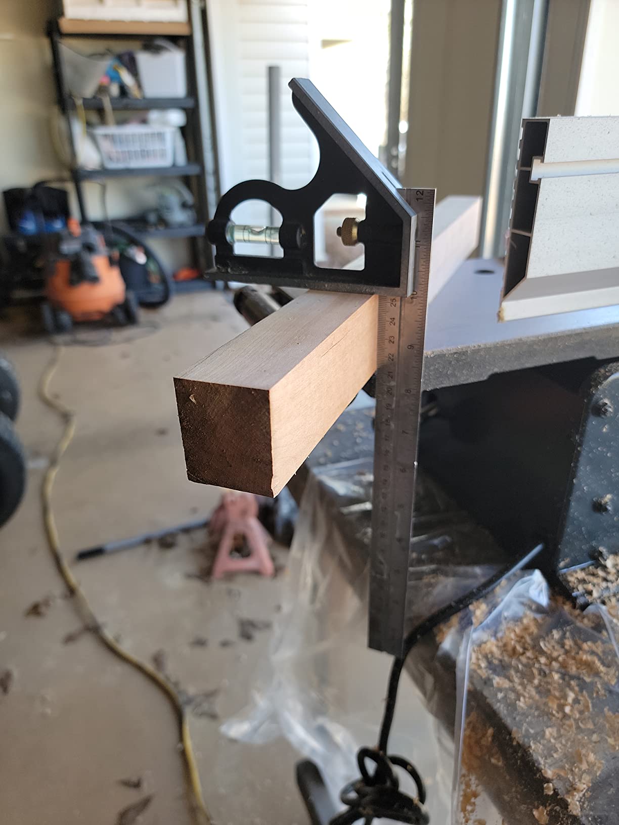 Wahuda Tools Jointer - 8-inch Benchtop Wood Jointer, Spiral Cutterhead Portable Jointer, Cast Iron Tables w/Pull Out Extensions, 4-Sided Carbide Tips & 10amp Motor, Woodworking Tools (50180CC-WHD) customer photo 2