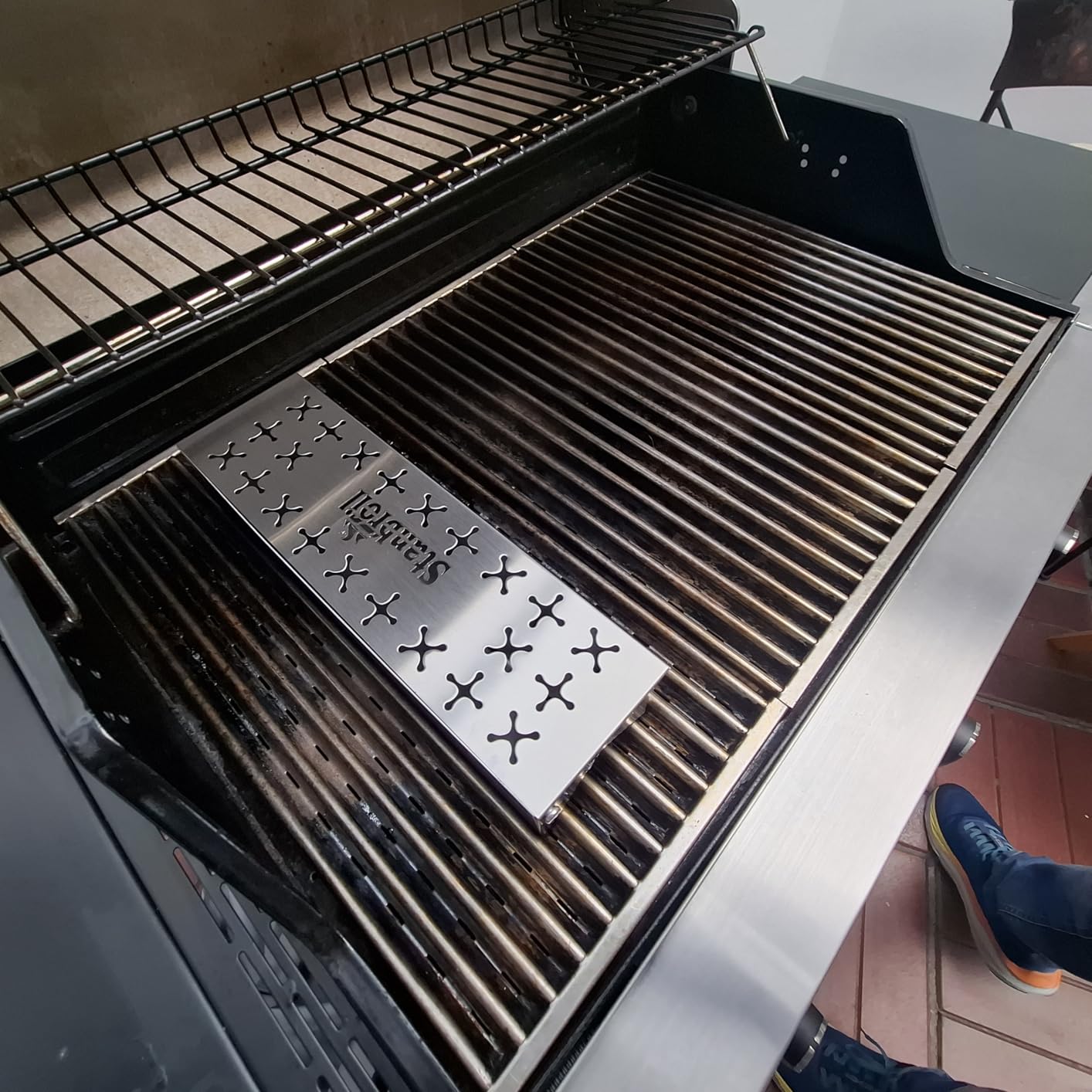 Stanbroil Stainless Steel Smoker Box Gas Grilling Wood Chip Smoking Box customer photo 1