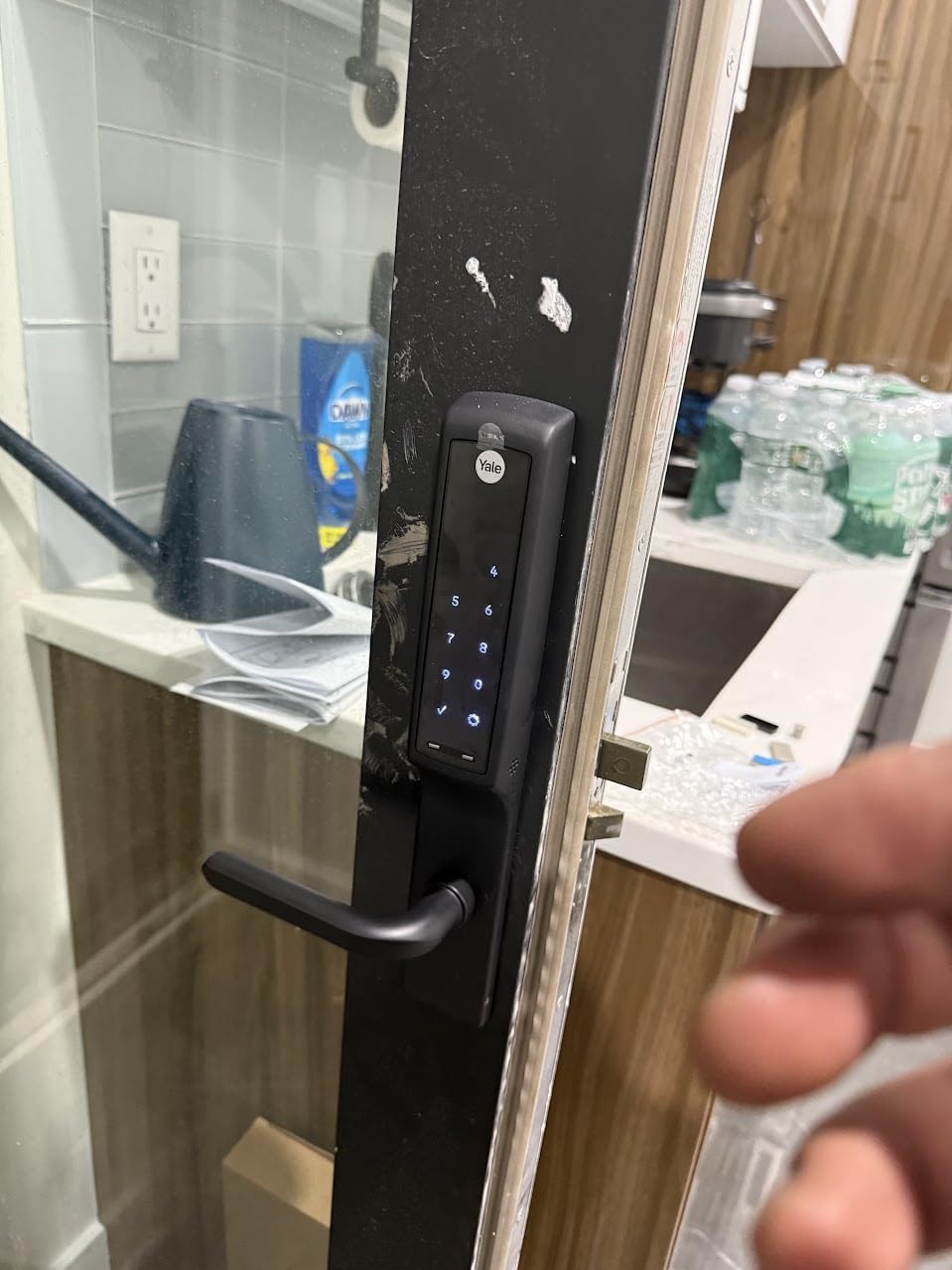 Yale Assure Lock Keypad for Anderson® Patio Doors Handle with Wi-Fi, Black customer photo 2