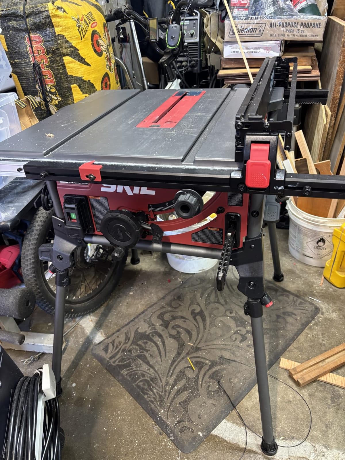 SKIL 15 Amp 10-Inch Jobsite Table Saw with Folding Stand-TS6307-00 customer photo 1