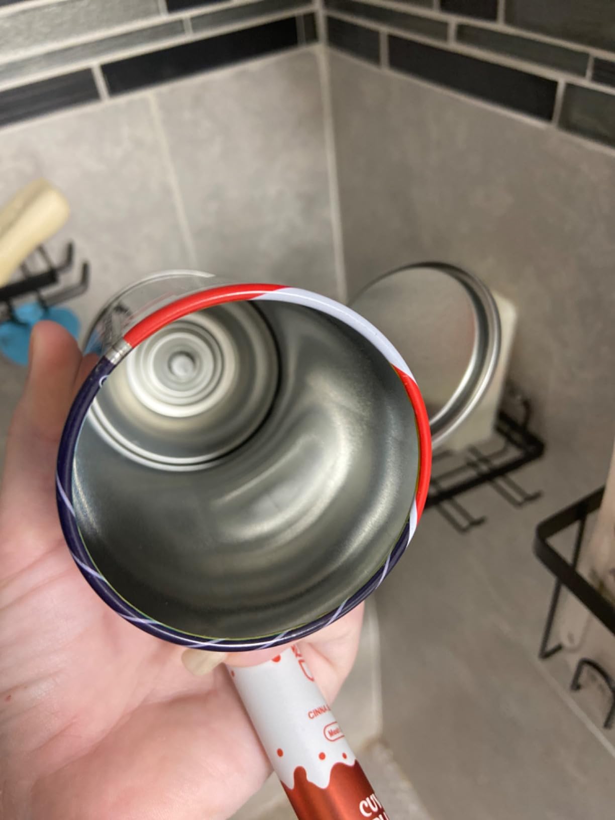 Barbasol Diversion Safe Stash Can with Food Grade Smell Proof Bag with Hidden Compartment for Keys, Cash and Valuables-Steel Material customer photo 2
