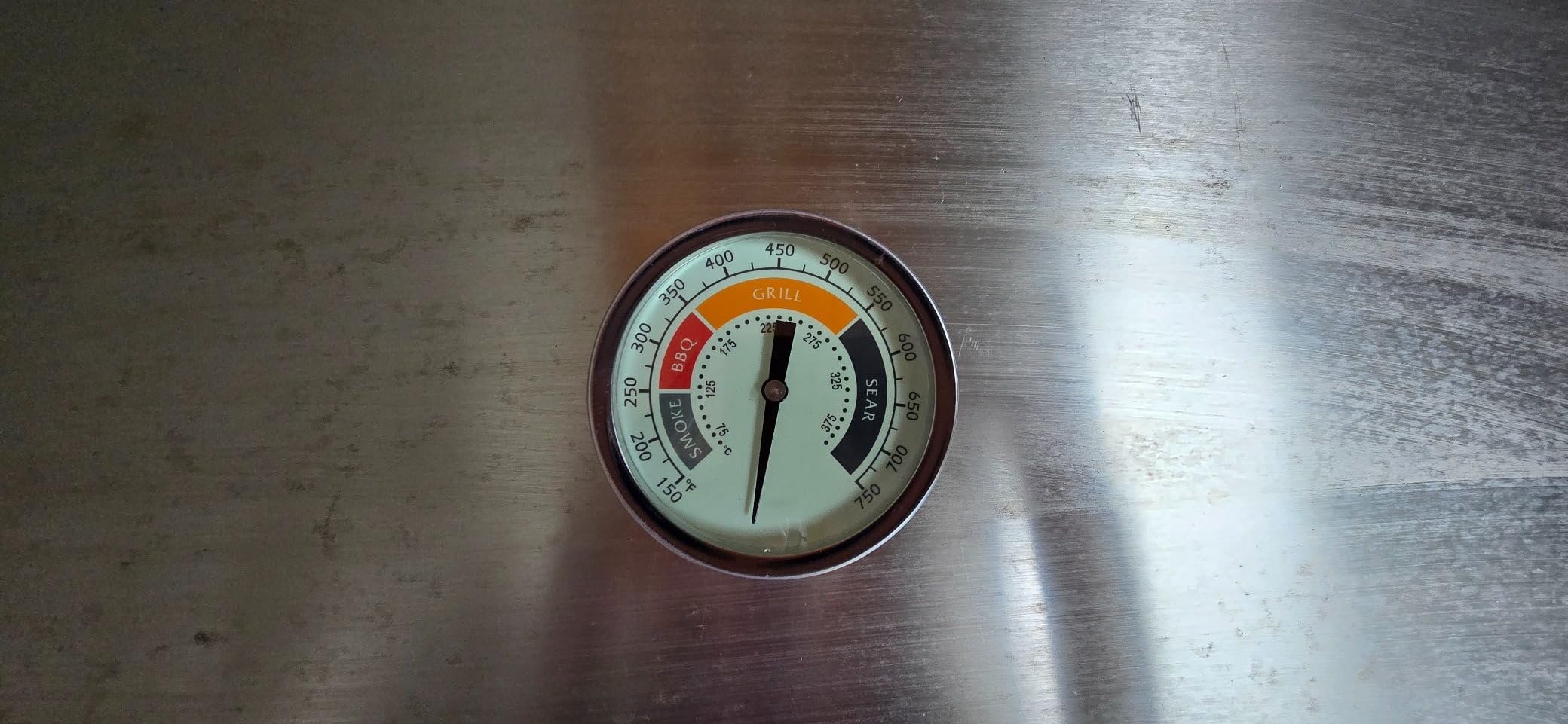 3 1/8” Accurate Luminous BBQ Thermometer Gauge for Oklahoma Joe’s Smokers 3695528R06 & Most Charcoal Pellet Wood Pit Smoker Grills, 1/2 NPT Male Thread Temperature Gauge Replacement, Grill Thermostat customer photo 1