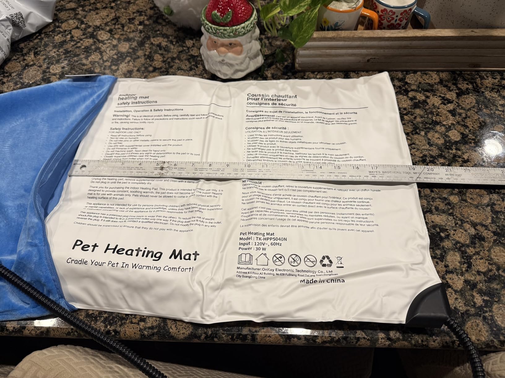 Pet Heating Pad for Large Dogs & Cats - 34