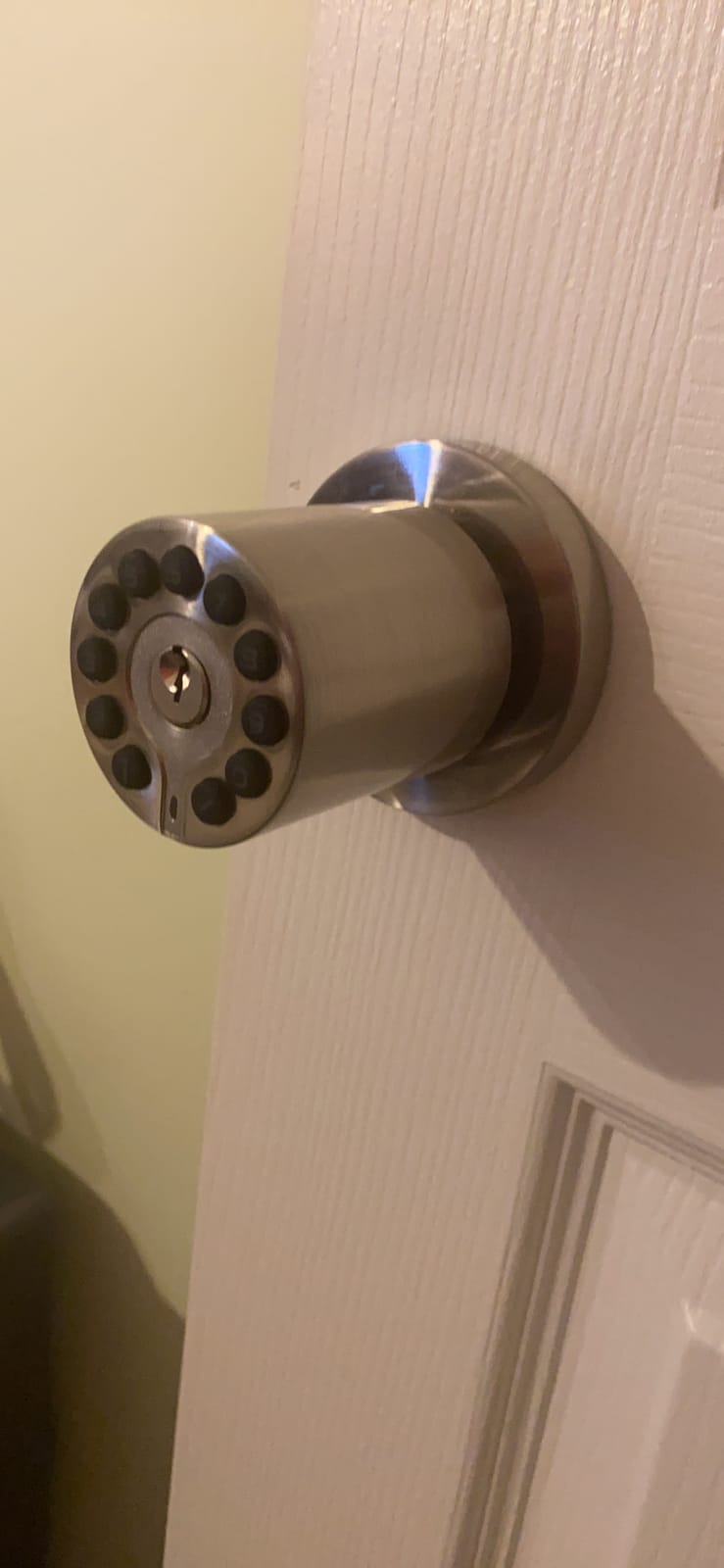 BOTHSTAR Keypad Door Knob with Key,Keyless Entry Door Lock, Code Locks Door Knob, Auto Lock,50 User Code, for Home,Office,Hotel,Bedroom,Garage,Not Deadbolt customer photo 2