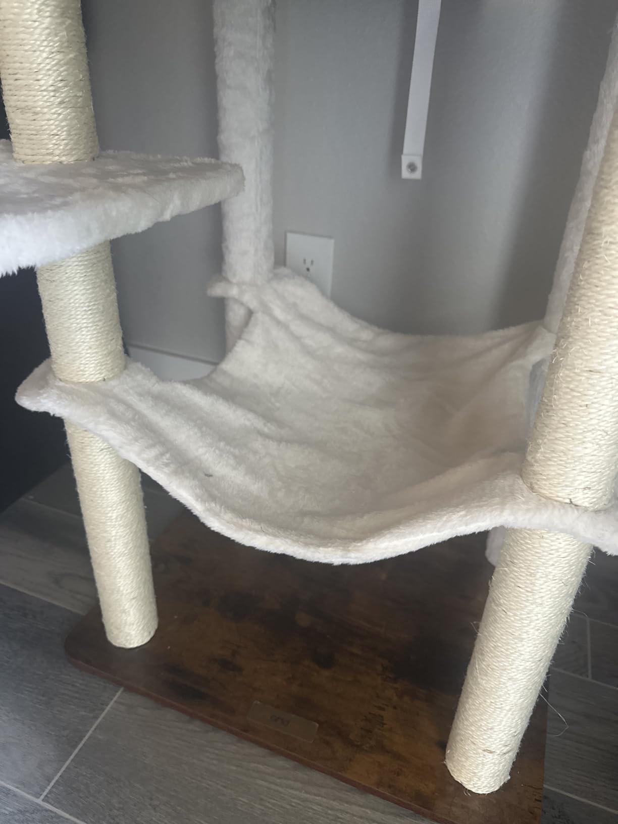 Feandrea Cat Tree, 56.3-Inch Contemporary Cat Tower, Multi-Level Condo customer photo 2