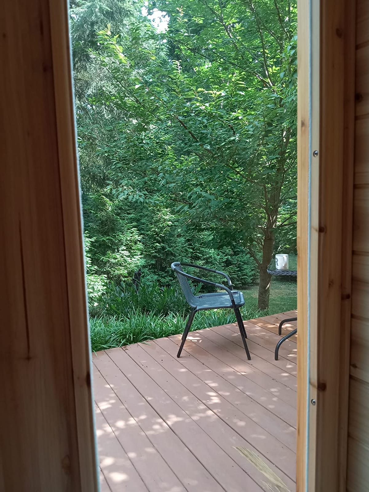 Saunas 902V Far Infrared Sauna, Outdoor Wooden Dry Sauna Low EMF (Hemlock Wood, 2-Person Size) customer photo 1