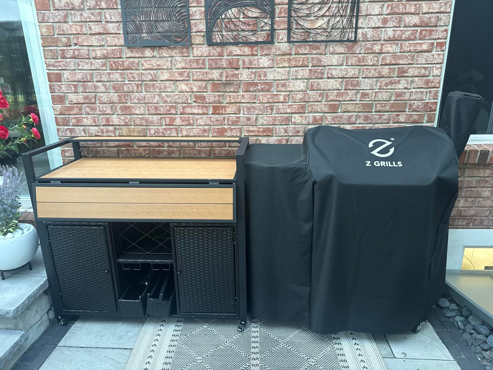 Z GRILLS ZPG-200APro Portable Tabletop Wood Pellet Grill and Smoker, Digital Control, 8 in 1 BBQ Grill for Outdoor Kitchen, Backyard, 202 Sq Inches of Cooking (Black) customer photo 1