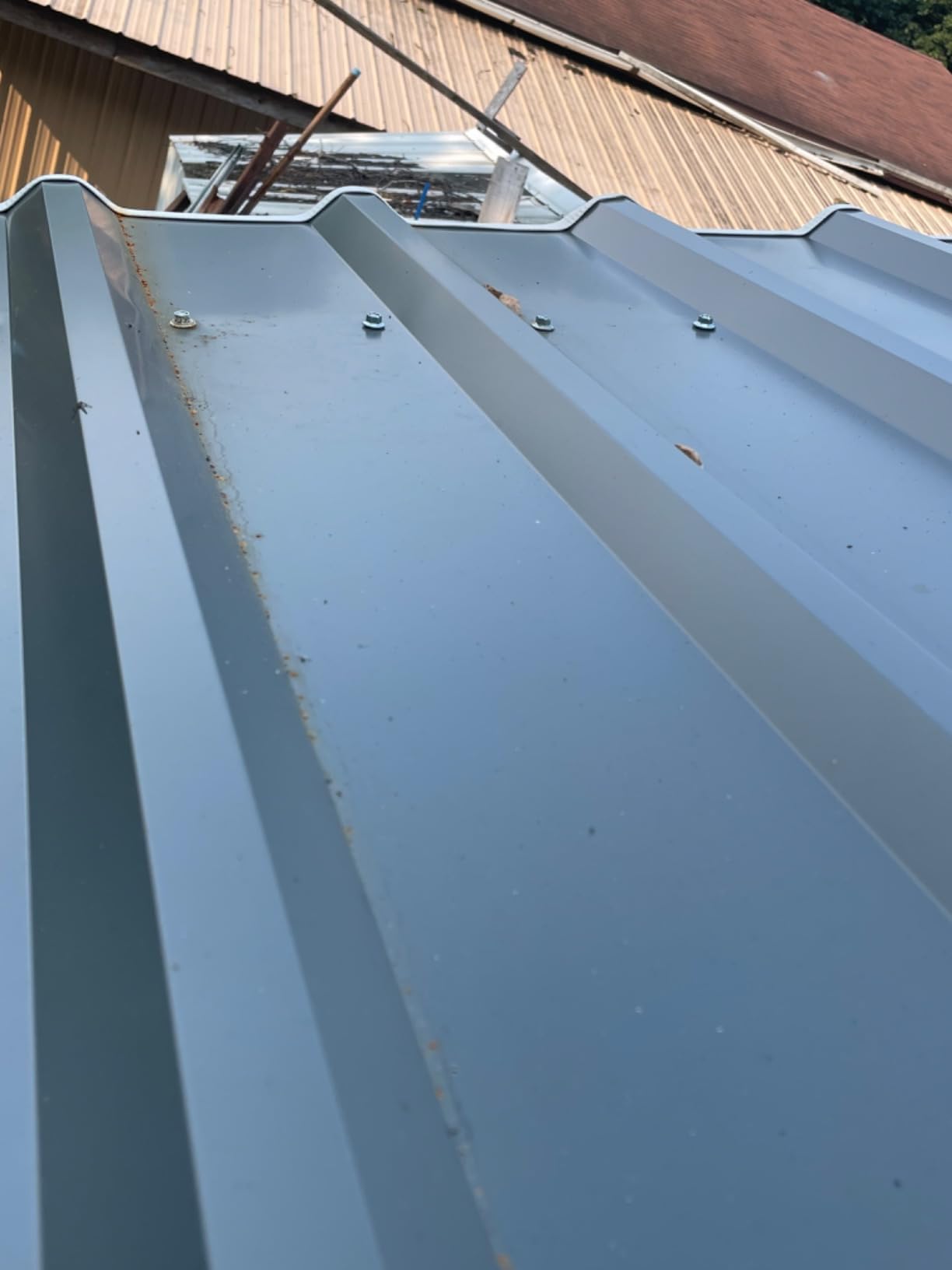 Arrow Carports Galvanized Steel Carport, Full-Size Metal Carport Kit, 12' x 24' x 9', Eggshell customer photo 1