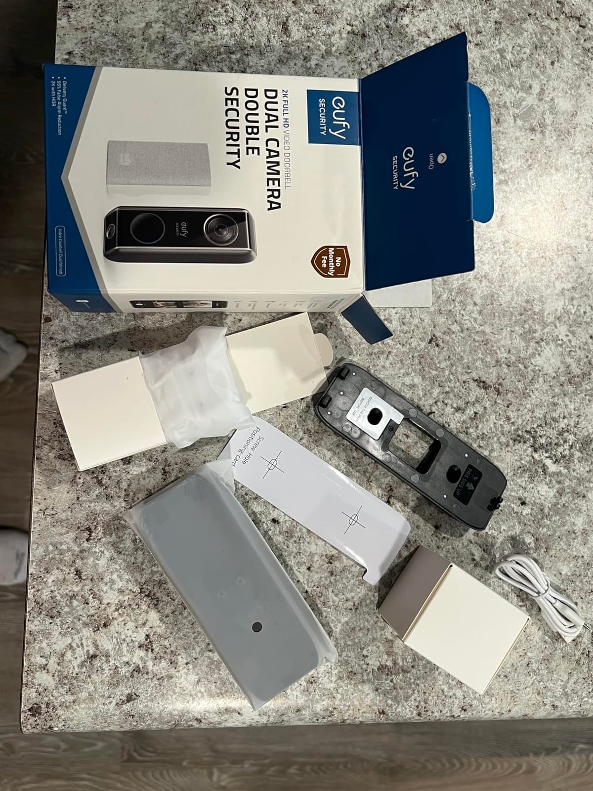 eufy Security Video Doorbell (Wired) S330 with Chime, Dual Cam, Delivery Guard, Security Camera, 2K with HDR, No Monthly Fee, 16-24V, 30VA, homebase NOT Supported, Motion Only Alert customer photo 1