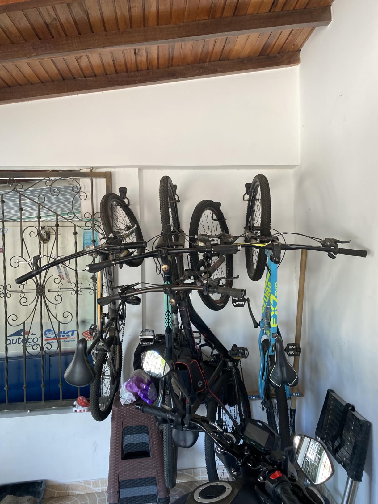 Housolution Bike Wall Mount with Fixed Hook, [2 Pack] Bike Storage Rack customer photo 1