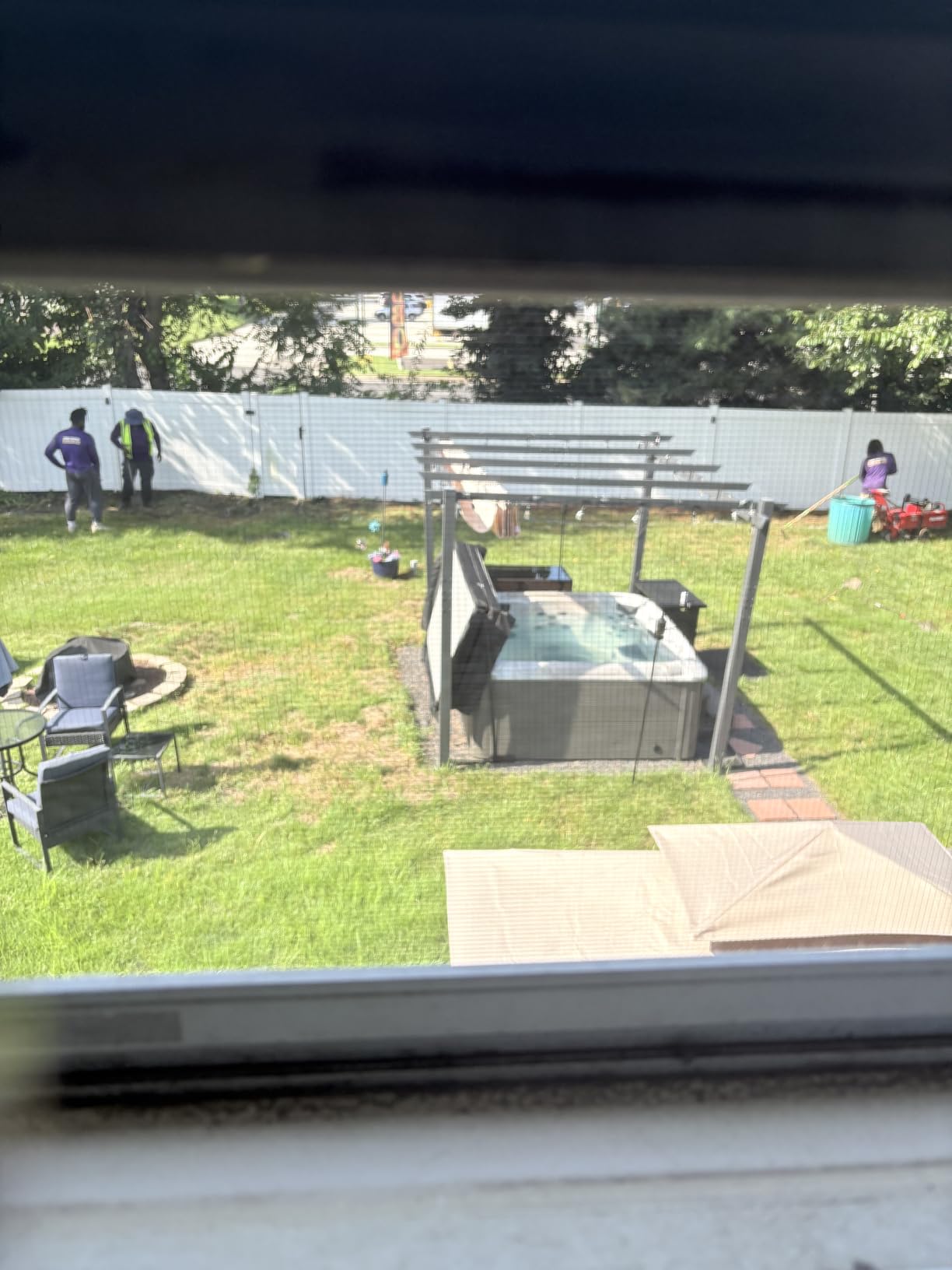 Kozyard Morgan Outdoor Retractable Pergola with Sun Shade Canopy customer photo 2