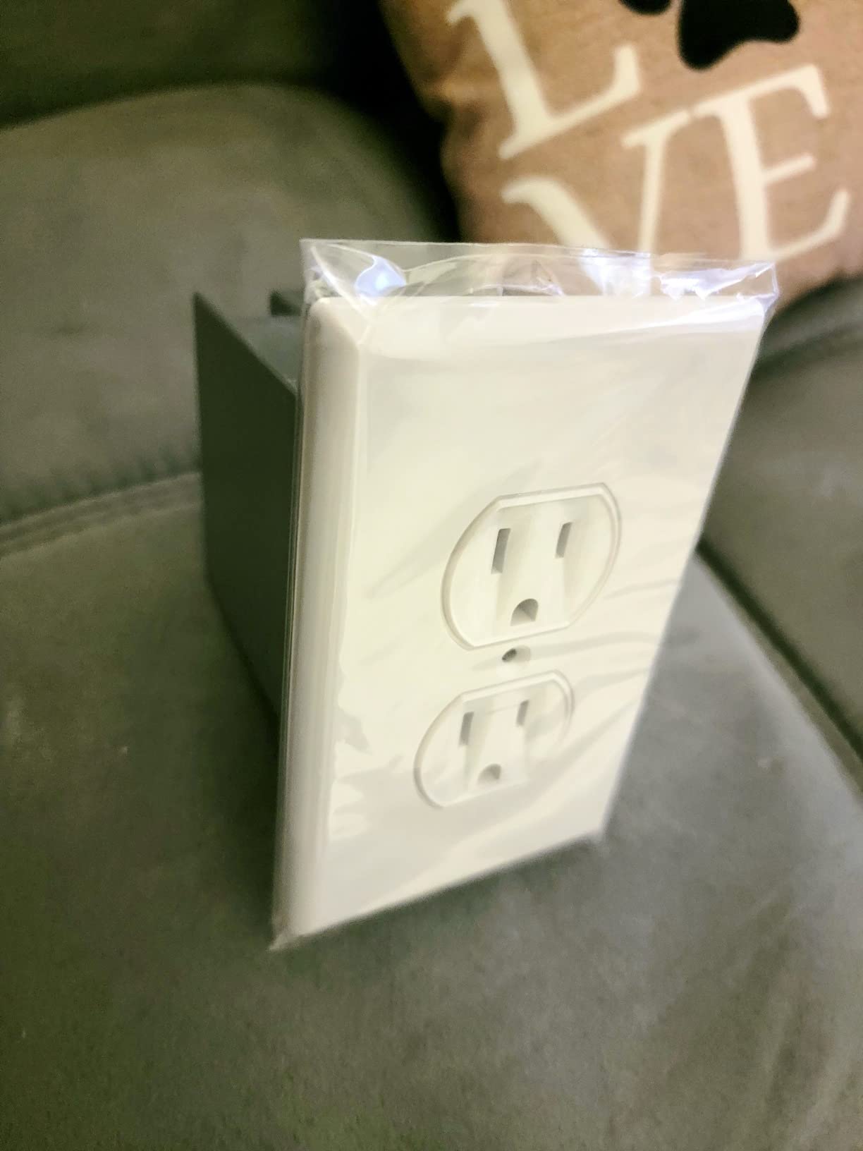 Electrical Outlet Hidden Wall Safe (Simple Install, Magnetically Attaches For Easy Use) Hiding Places for Valuables | Hide in Plain Sight Key Money Jewelry Storage Cash Holder Safes Outlet Safe Box customer photo 2